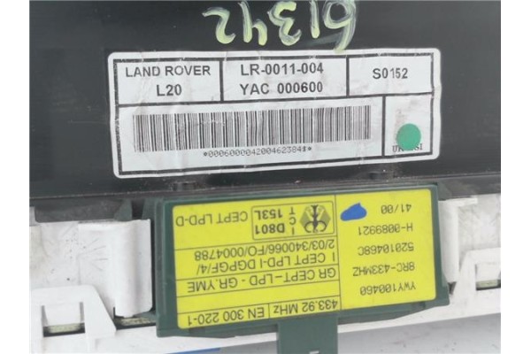 Recambio de cuadro completo para land rover freelander (ln) 2.0 di referencia OEM IAM LR0011004 YAC000600 
