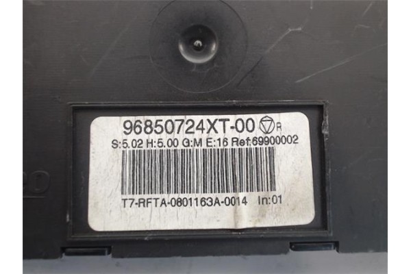 Recambio de mandos climatizador para peugeot 308 referencia OEM IAM 96850724XT T7RFTA0801163A/69900002 