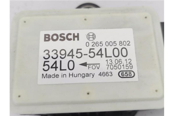 Recambio de sensor central estabilidad esp para suzuki sx4 (gy) 1.6 vvt referencia OEM IAM 3394554L00 0265005802 