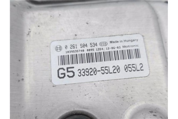 Recambio de centralita para suzuki sx4 (gy) 1.6 vvt referencia OEM IAM 3392055L20 0261S04534 