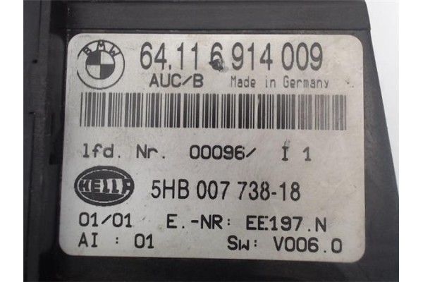 Recambio de mandos climatizador para bmw serie 3 berlina (e46) referencia OEM IAM 64116914009  