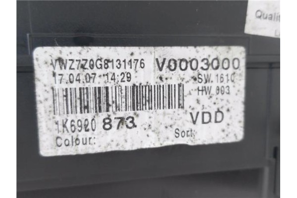 Recambio de cuadro completo para volkswagen golf v (1k1) 2.0 gti referencia OEM IAM 1K6920873 V0003000 