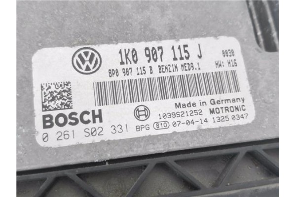Recambio de centralita para volkswagen golf v (1k1) 2.0 gti referencia OEM IAM 1K0907115J 0261S02331 