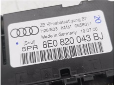 Recambio de mandos climatizador para audi a4 berlina (8e) 2.0 tdi (dpf) (125kw) referencia OEM IAM 8E0820043BJ 0656011 