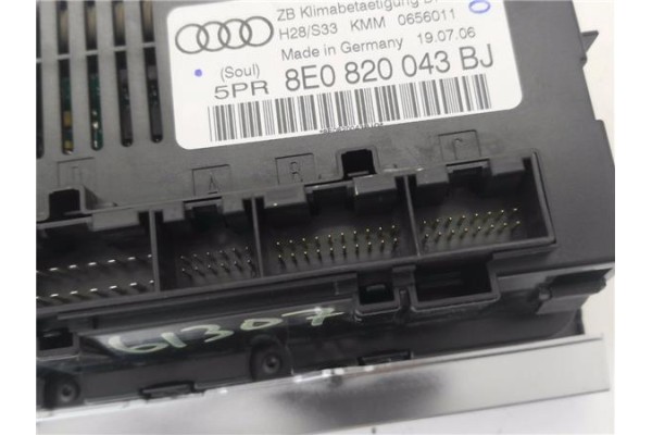 Recambio de mandos climatizador para audi a4 berlina (8e) 2.0 tdi (dpf) (125kw) referencia OEM IAM 8E0820043BJ 0656011 