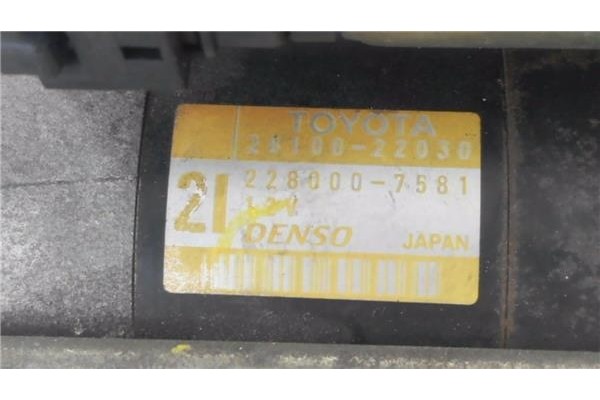 Recambio de motor arranque para toyota rav4 (a2) 1.8 luna referencia OEM IAM 2810022030 2280007581 