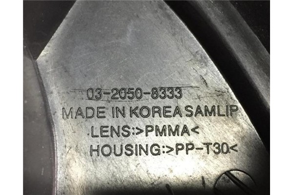 Recambio de piloto trasero derecho para daewoo matiz 0.8 referencia OEM IAM 0320508333  