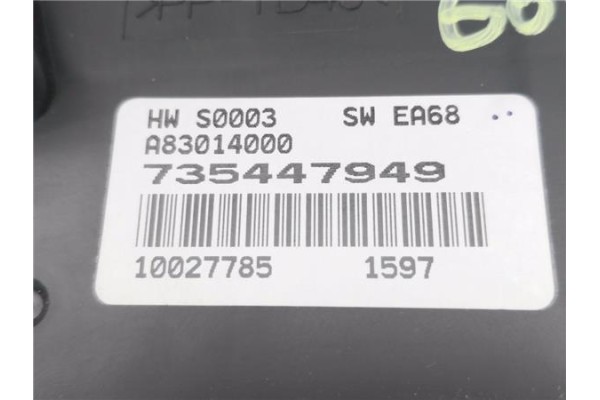 Recambio de mandos climatizador para fiat punto / grande punto (199) 1.4 16v referencia OEM IAM 735447949 A83014000 