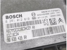 Recambio de centralita para citroen berlingo combi 1.6 hdi 90 referencia OEM IAM 9663943980 0281012619 