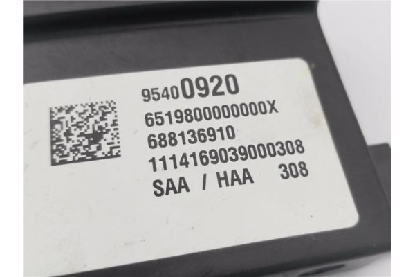 Recambio de centralita luces para opel mokka 1.7 excellence referencia OEM IAM 95400920 6519800000000X 
