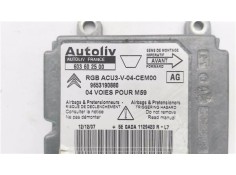 Recambio de centralita airbag para citroen berlingo combi 1.6 hdi 90 referencia OEM IAM 9653190880 603602500 