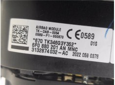 Recambio de airbag volante para seat ibiza (kj1) 1.0 fr referencia OEM IAM 6F0880201AN 3132874032AC 