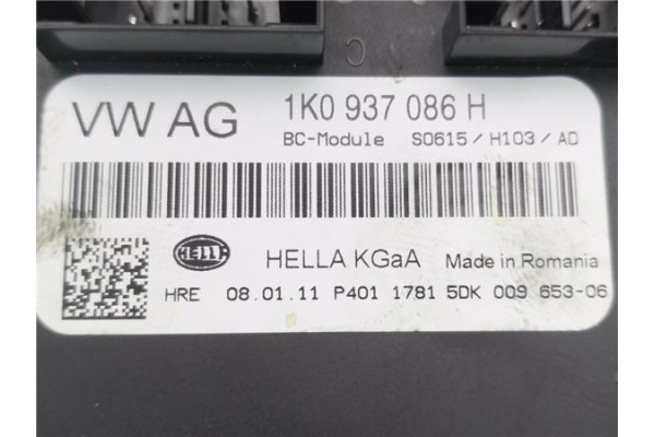 Recambio de modulo electronico para volkswagen golf vi (5k1) 1.6 advance referencia OEM IAM 1K0937086H 5DK00965306 