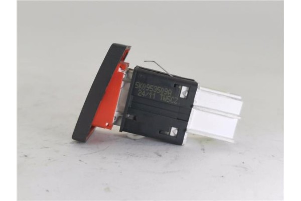 Recambio de interruptor luces emergencia para volkswagen golf vi (5k1) 1.6 advance referencia OEM IAM 5K0953509A  