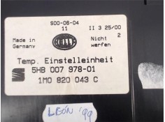 Recambio de mandos climatizador para seat leon (1m1) referencia OEM IAM (1M0820043C) (5HB007978-01) 