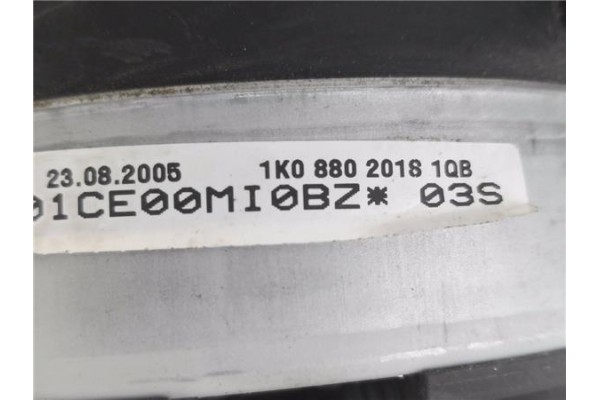Recambio de airbag volante para volkswagen golf v plus (5m1) 2.0 tdi 16v referencia OEM IAM 1K08802018  