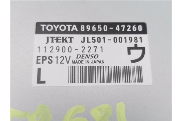 Recambio de centralita direccion asistida para toyota prius (zvw30) 1.8 hybrid referencia OEM IAM 8965047260 1129002271 