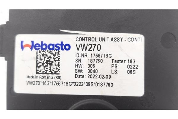 Recambio de módulo electrónico para seat ibiza (kj1) 1.0 fr referencia OEM IAM 4K1907594CB A2C11959015 