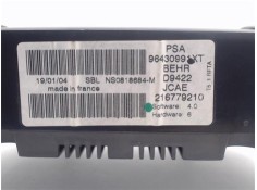 Recambio de mandos climatizador para peugeot 307 break / sw (s1) referencia OEM IAM 96430991XT D9422/216779210 