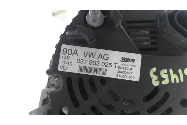 Recambio de alternador para seat ibiza berlina (6j5) 1.4 referencia OEM IAM 037903025T  