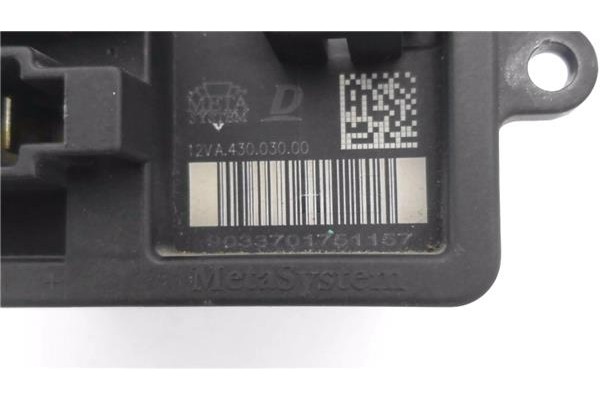 Recambio de resistencia calefaccion para citroen jumpy furgón 1.6 confort m referencia OEM IAM A43003000  