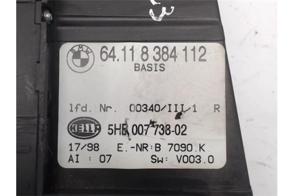 Recambio de mandos climatizador para bmw serie 3 touring (e46) referencia OEM IAM 64118384112  