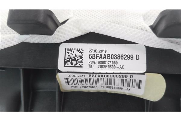 Recambio de kit airbag para citroen jumpy furgón 1.6 confort m referencia OEM IAM 98285969ZD 9808173080 