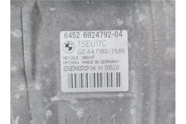 Recambio de compresor aire acond. para bmw serie 3 berlina (e90) 3.0 330d referencia OEM IAM 6452692479204 GE4471807585 