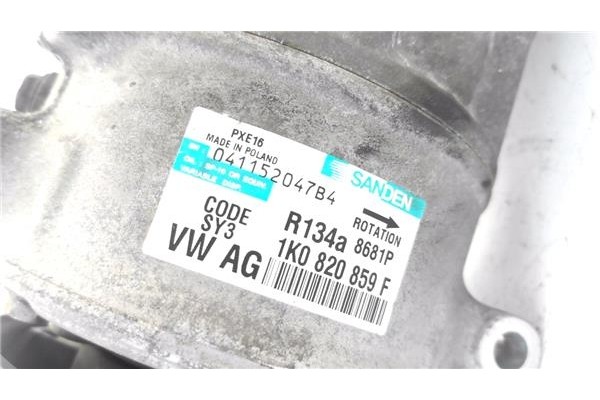 Recambio de compresor aire acond. para volkswagen golf v (1k1) 2.0 gti referencia OEM IAM 1K0820859F R134A8681P 