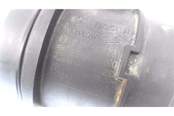 Recambio de caudalimetro para hyundai tucson (jm) 2.0 crdi a las 4 ruedas referencia OEM IAM 2816427800 0281002721 