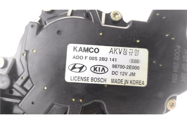 Recambio de motor limpiaparabrisas trasero para hyundai tucson (jm) 2.0 crdi a las 4 ruedas referencia OEM IAM 987002E000  