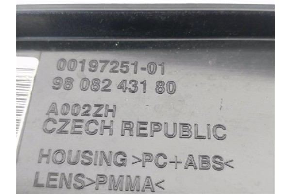 Recambio de piloto trasero izquierdo para citroen jumpy furgón 1.6 confort m referencia OEM IAM 9808243180  