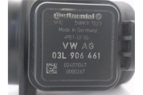 Recambio de caudalimetro para volkswagen golf vi (5k1) 1.6 advance referencia OEM IAM 03L906461 5WK97023 