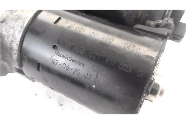 Recambio de motor arranque para volkswagen polo iv (9n1) 1.4 16v referencia OEM IAM 02T911023G 0001120400 