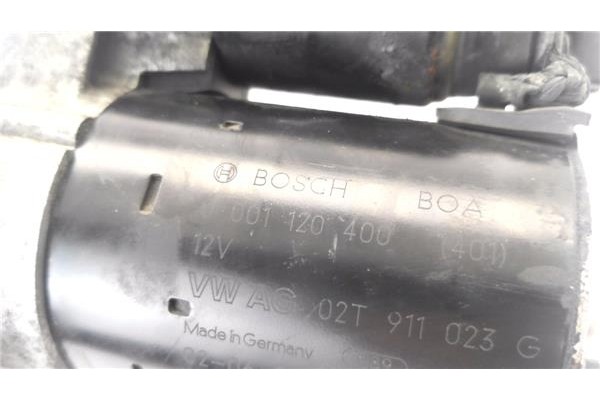 Recambio de motor arranque para volkswagen polo iv (9n1) 1.4 16v referencia OEM IAM 02T911023G 0001120400 