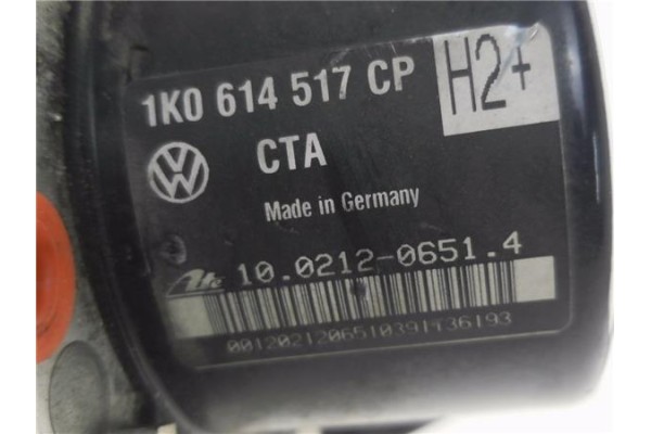 Recambio de nucleo abs para volkswagen golf vi (5k1) 1.6 advance referencia OEM IAM 1K0907379BE 10096103433 