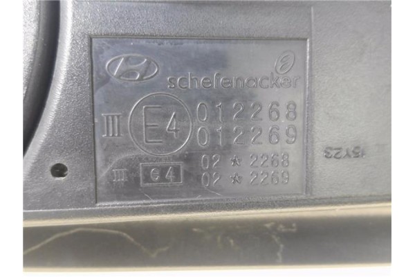 Recambio de retrovisor electrico izquierdo para hyundai tucson (jm) 2.0 crdi a las 4 ruedas referencia OEM IAM E4012268  