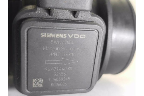 Recambio de caudalimetro para peugeot bipper 1.4 básico referencia OEM IAM 9647144080 5WK97004 