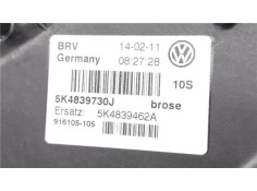 Recambio de elevalunas electrico trasero derecho para volkswagen golf vi (5k1) 1.6 advance referencia OEM IAM 5K4839730J  