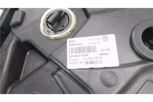 Recambio de elevalunas electrico delantero derecho para volkswagen golf vi (5k1) 1.4 advance referencia OEM IAM 5K1837730P  