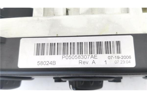 Recambio de mandos calefaccion / a.a. para dodge caliber (pm) 2.0 se referencia OEM IAM P05058307AE 58024B 