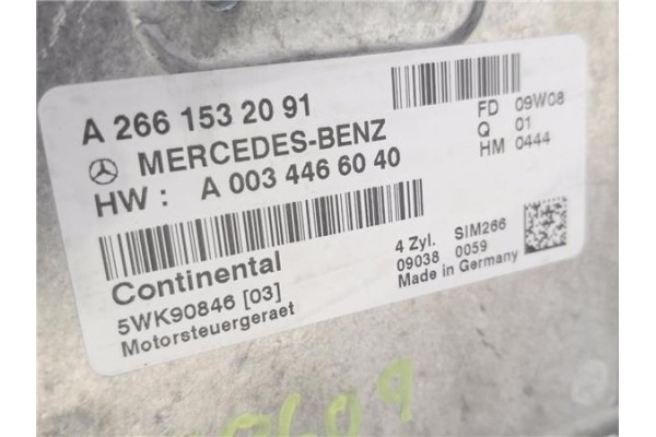 Recambio de centralita para mercedes-benz clase a (bm 169) 1.5 a 150 (169.031) referencia OEM IAM A2661532091 A0034466040 