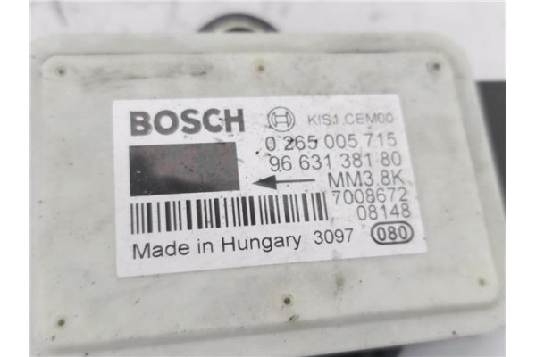 Recambio de centralita esp para citroen c4 picasso 1.6 hdi referencia OEM IAM 9663138180 0265005715 