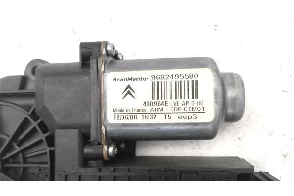 Recambio de motor elevalunas delantero derecho para citroen c4 picasso 1.6 hdi referencia OEM IAM 9682495580 400964E 