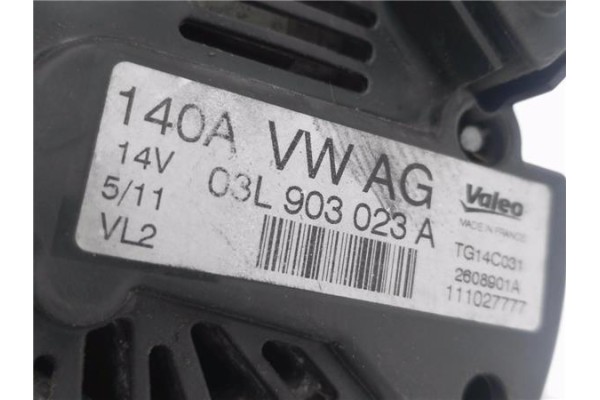 Recambio de alternador para volkswagen golf vi (5k1) 1.6 advance referencia OEM IAM 03L903023A 2608901A 