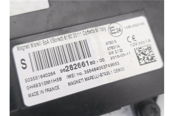 Recambio de modulo electronico para peugeot 3008 1.2 allure referencia OEM IAM 982826618000  