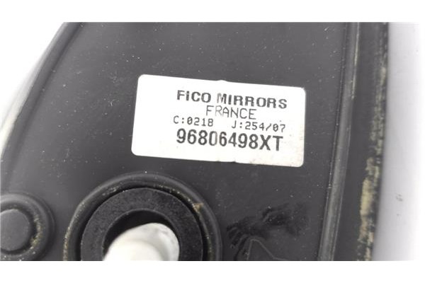 Recambio de retrovisor electrico izquierdo para peugeot 207 1.4 xs referencia OEM IAM 96806498XT  