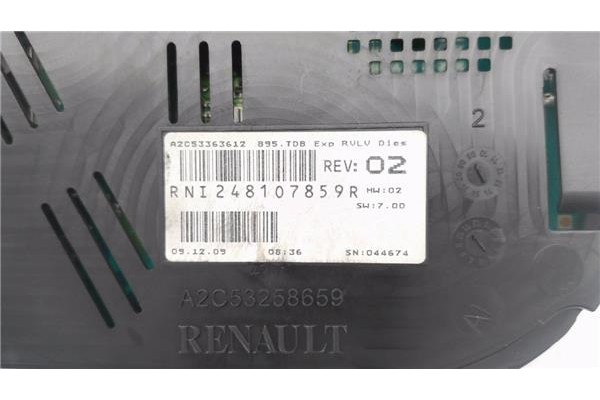 Recambio de cuadro completo para renault megane iii berlina 5p 1.5 expression referencia OEM IAM RNI248107859R A2C53258659 