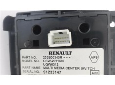 Recambio de mando multifuncion para renault megane iii berlina 5p 1.5 expression referencia OEM IAM 253B00345R CSW2011RN 