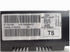 Recambio de mandos climatizador para peugeot 307 (s1) referencia OEM IAM 96527144XT E2970/216788954 